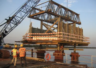 Pont de Saint Vicent Sur Le Fleuve Cacheu